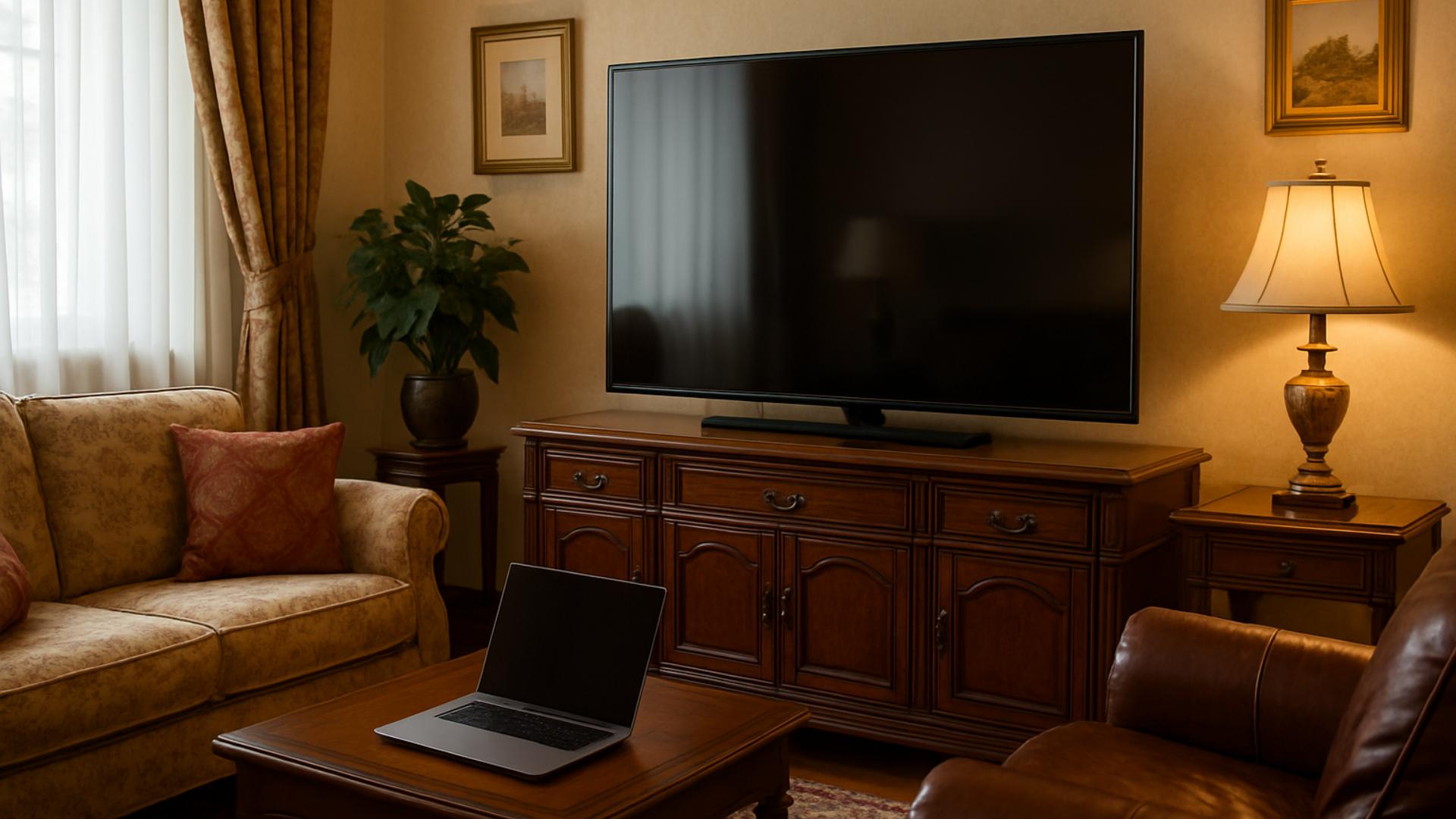 technology with traditional interior styles